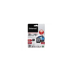 Intenso Premium microSDHC-Speicherkarte 16 GB, UHS-I, Class 10 / U1