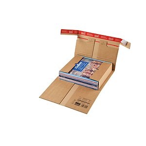 Colompac Universal Versandverpackung, A4, 310mm x 220mm x 92mm, braun, 2039603, (20 Stück)