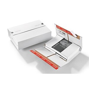Colompac Universal Versandverpackung, B5, 250mm x 190mm x 75mm, weiss, 2039598, (20 Stück)