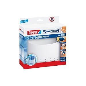 tesa Powerstrips® Waterproof Korb Weiß 59706 tesa Inhalt: 1 St.