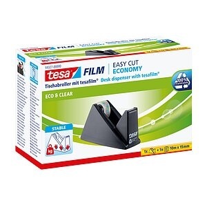 tesa Klebeband-Abroller Schwarz Rollenbreite (max.): 19 mm
