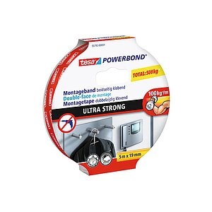 tesa 55792-01 55792-01 Montageband tesa® POWERBOND (L x B) 5 m x 19 mm 5 m