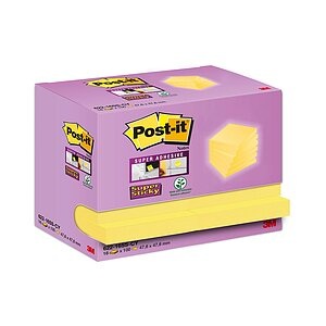 POST-IT Super Sticky Tower 47.6x47.6mm 622-16SS-CY gelb 16x90 Blatt