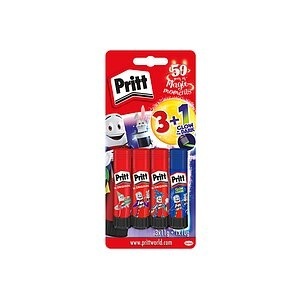 Staedtler - Pritt Klebestifte 3+1 Glow in the Dark