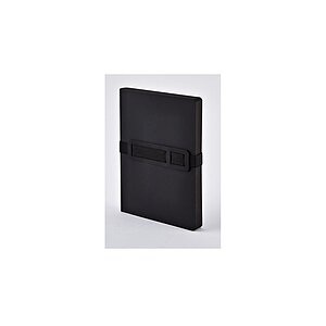 Voyager L Black Notizbuch Smooth Bonded Leather