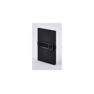 Voyager M Black Notizbuch Smooth Bonded Leather