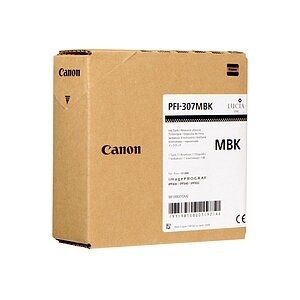 Canon Tintenpatrone PFI-307MBK Original Matt Schwarz 9810B001 Druckerpatrone