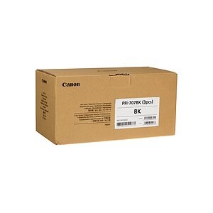 Canon Tintenpatrone PFI-707BK Original Schwarz 9821B001 Druckerpatrone