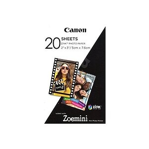 Canon Zink Papier 50x75mm 20 Blatt Fotopapier