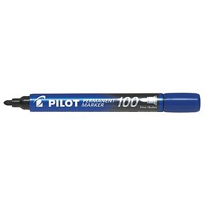 PILOT Permanent Marker 100 1mm SCA-100-L Rundspitze blau