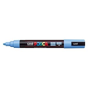 UNI-BALL Posca Marker 1,8-2,5mm PC5M SKYBLUE himmelblau, Rundspitze