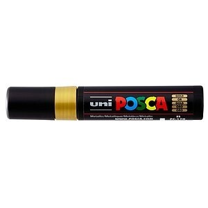 UNI-BALL Posca Marker 15mm PC-17K GOLD MET, gold