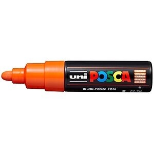 UNI-BALL Posca Marker 4.5-5.5mm PC-7M ORANGE orange, Rundspitze
