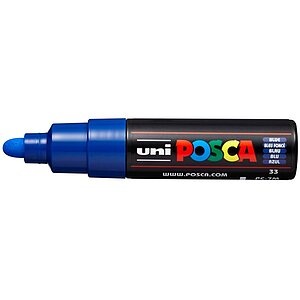 UNI-BALL Posca Marker 4.5-5.5mm PC-7M BLUE blau, Rundspitze