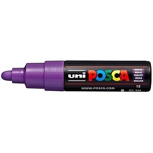 UNI-BALL Posca Marker 4.5-5.5mm PC-7M VIOLET violett, Rundspitze