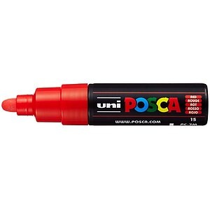 UNI-BALL Posca Marker 4.5-5.5mm PC-7M RED rot, Rundspitze