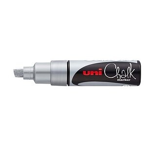 UNI-BALL Posca Marker 8mm PWE8K SILVER silber, Keilspitze