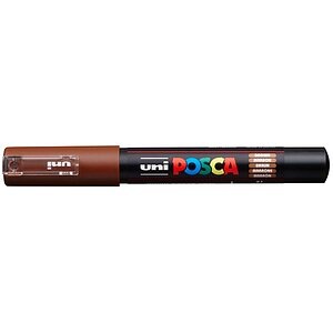 UNI-BALL Posca Marker 7mm PC-1M BROWN brun