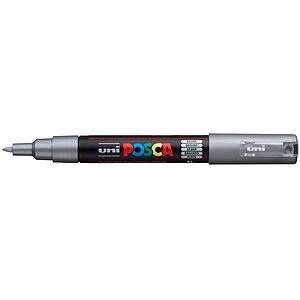 UNI-BALL Posca Marker 7mm PC-1M SILVER silber