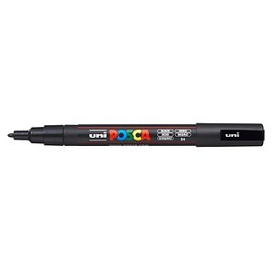 Uni Marker POSCA 0.9-1.3 mm Schwarz