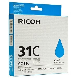 Gel cyan GC-31C, Tinte