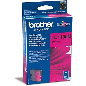 Original Tintenpatrone magenta Brother LC-1100 m