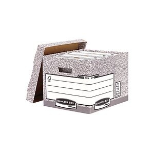 Fellowes Archivbox Bankers Box®, mit Stülpdeckel, bis 12 kg belastbar, 10 Stück