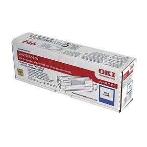 Original Tonerpatrone cyan OKI 43872307