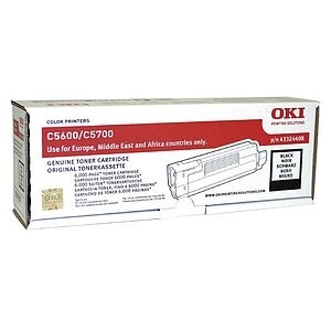 Original Tonerpatrone schwarz OKI 43324408