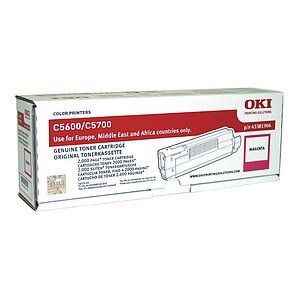 Original Tonerpatrone magenta OKI 43381906