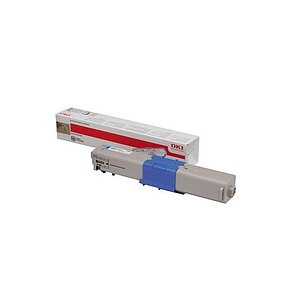 Original Tonerpatrone cyan OKI 44973535