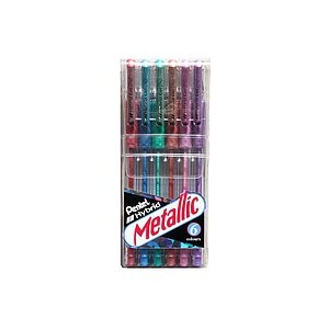 PENTEL Hybrid Gel Grip 0,8mm K118M-6 6 Farben