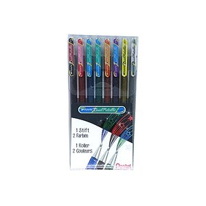 pentel Roller Hybrid Gel Dual Metallic