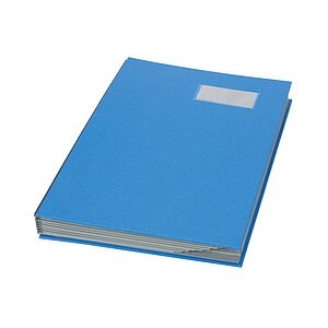 BIELLA Unterschriftenmappe A4 341410.05 blau, Register 1-10 240x340mm