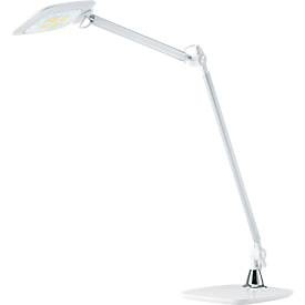 Hansa LED-Tischleuchte E-MOTION Sensorschalter, dimmbar, Kopf drehbar, Doppelarm weiß