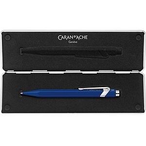 CARAN D'ACHE Roller 849 0.7mm 846.659 blau, mit Metalletui