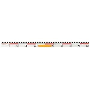 SIECO Wandtafellineal 100cm 332100 weiss, mit Griff