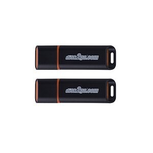 Disk2Go Passion 2 Doppelpack - 2x8 GB USB Stick (16 GB, Schwarz)