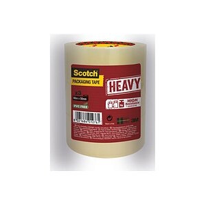 SCOTCH Verpackungsband 50mmx66m HV5066T3T transparent 3 Rollen