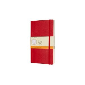 Moleskine Notizbuch Large/A5, Liniert, Soft Cover, Scharlachrot
