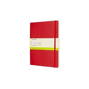 Moleskine Notizbuch Xlarge, Blanko, Soft Cover, Scharlachrot