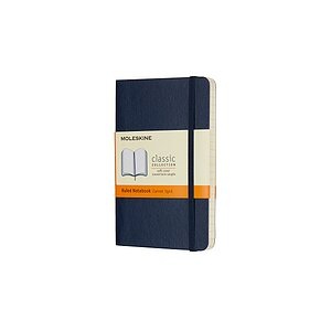 Moleskine Notizbuch Pocket/A6, Liniert, Soft Cover, Saphir