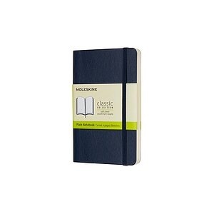 Moleskine Notizbuch Pocket/A6, Blanko, Soft Cover, Saphir