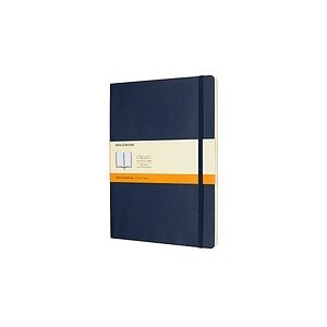 Moleskine Notizbuch Xlarge, Liniert, Soft Cover, Saphir