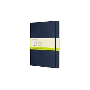 Moleskine Notizbuch Xlarge, Blanko, Soft Cover, Saphir