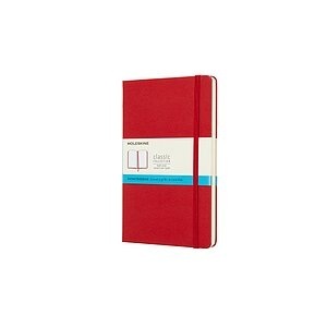 Moleskine Scarlet Red Notebook Large Dotted Hard