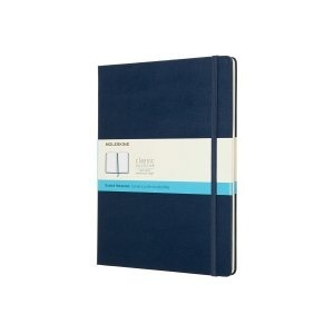 Moleskine Sapphire Blue Notebook Extra Large Dotted Hard