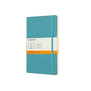 Moleskine Reef Blue Notebook Large Ruled Soft
