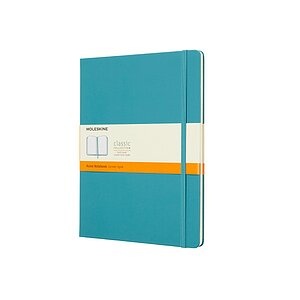 Moleskine Reef Blue Notebook Extra Large Ruled Hard