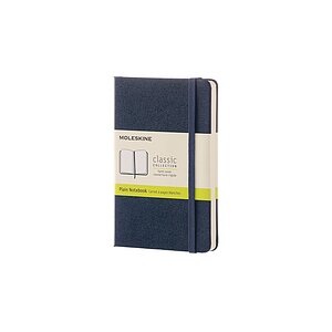 Moleskine Notizbuch, Pocket Size, Blanko, saphir